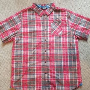 North Face button down short sleeve